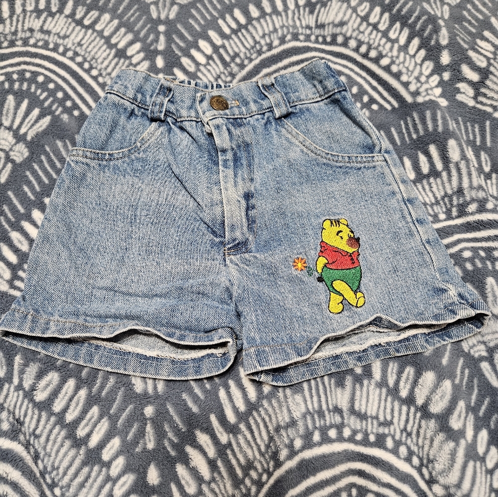 ABC Kids Pooh Bear Demin Shorts
